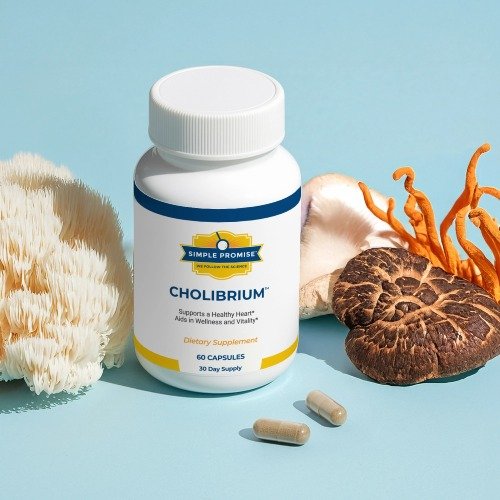 Cholibrium mushroom supplement for heart wellness